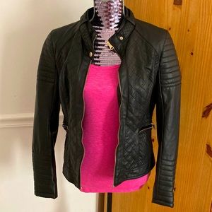 Cavalini Ci Sono Faux Leather Biker Jacket
